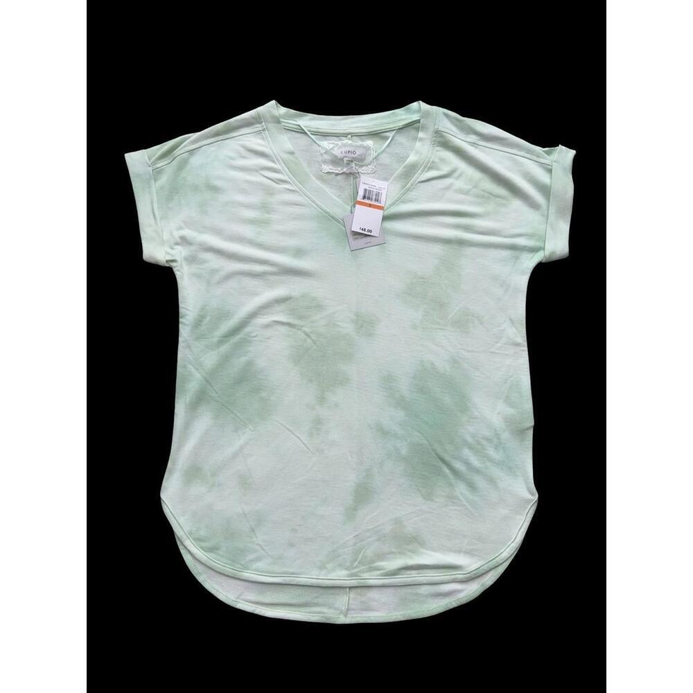Cupio women's lightweight tie-dye v-neck tee Size Small New